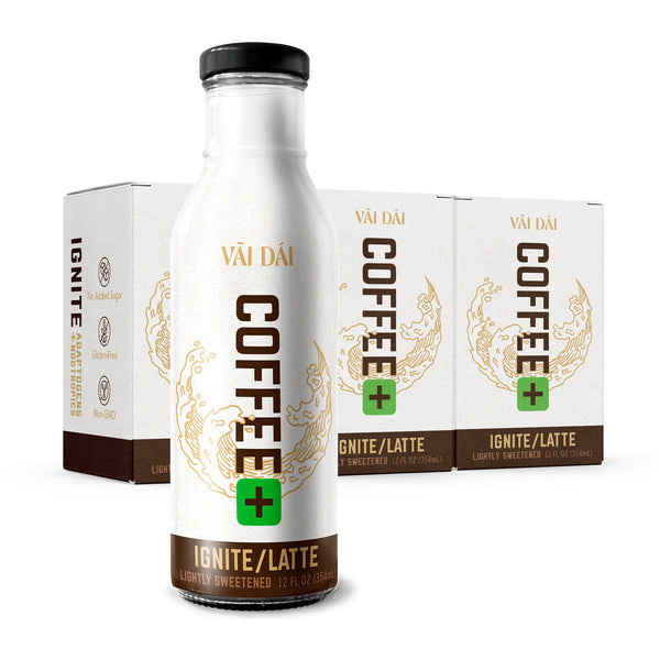 Latte 12-pack (12 - 12oz glass bottles) – Functional Coffee with