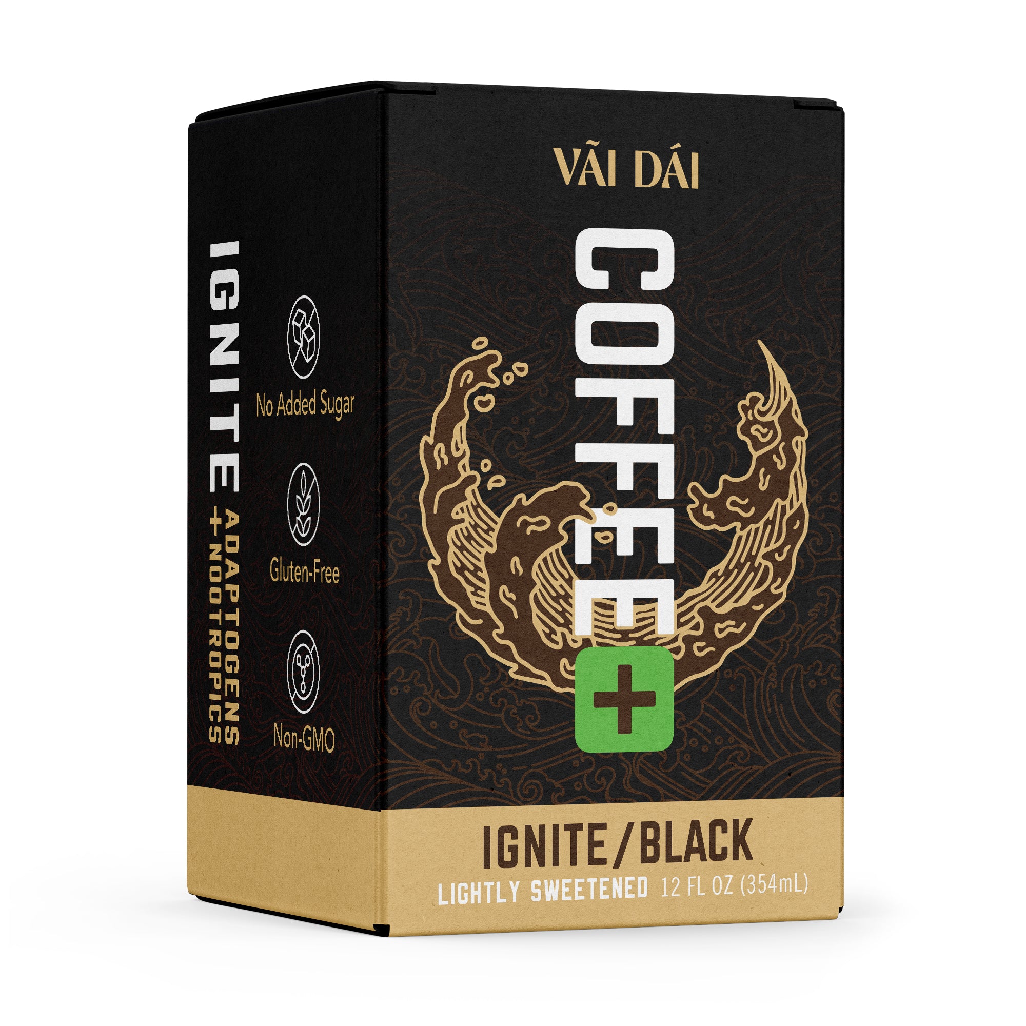 Black 4-pack (4 - 12oz glass bottles)