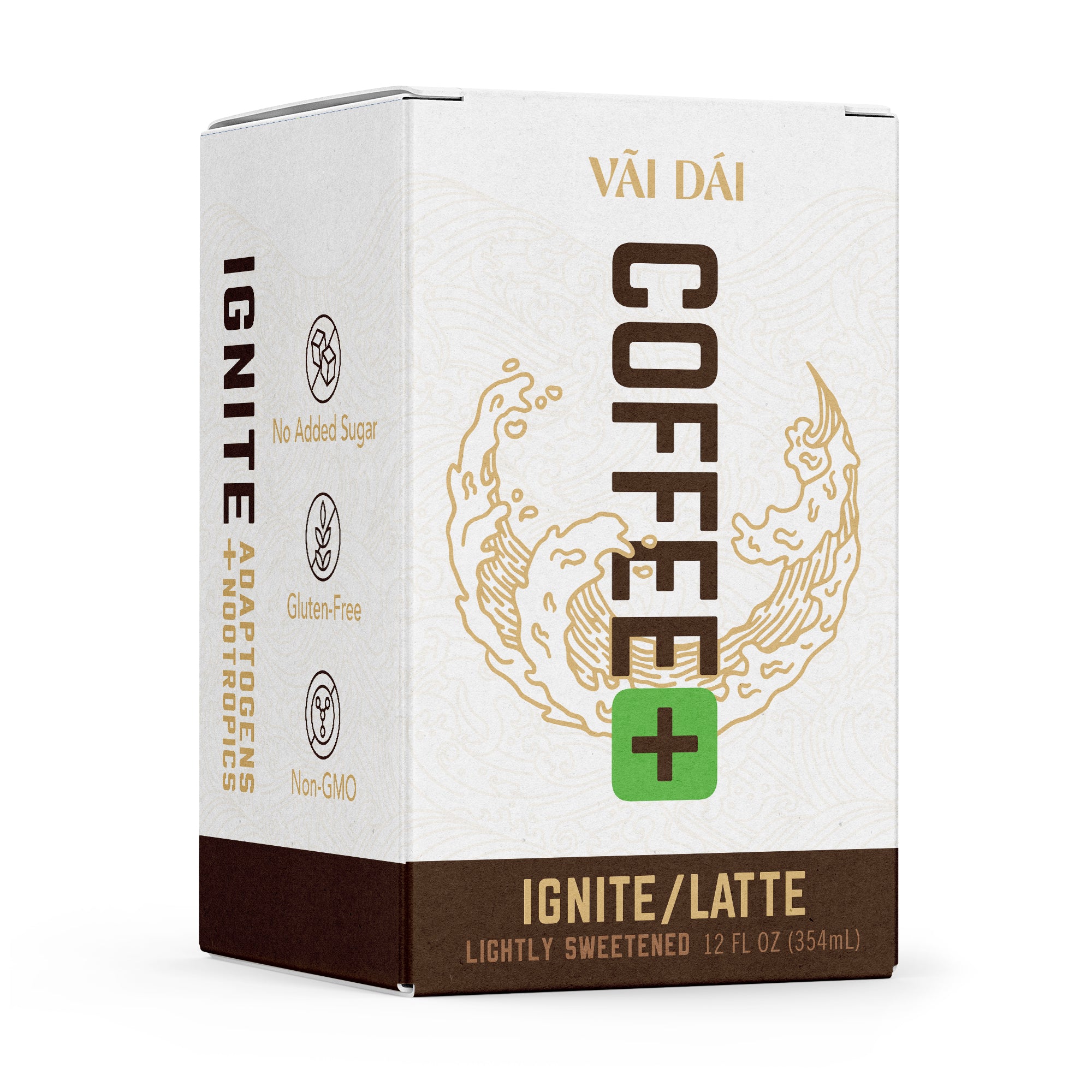 Latte 4-pack (4 - 12oz glass bottles)